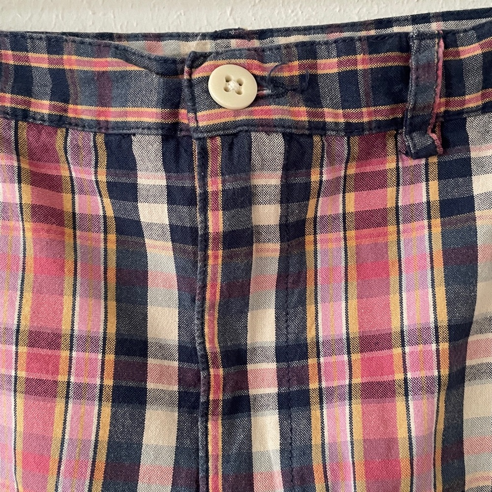 Ralph Lauren Sport Mini Skirt Plaid Faded 
Madras Cotton - Picture 9 of 16
